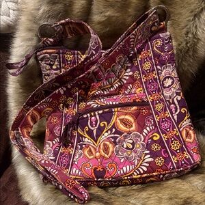Vera Bradley Safari Sunset Print Crossbody Bag